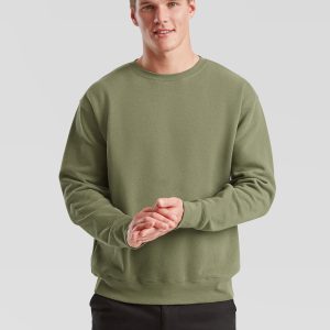 Ανδρικό-Unisex-Premium-Sweat-Fruit-of-the-Loom-62-154-Classic-Olive