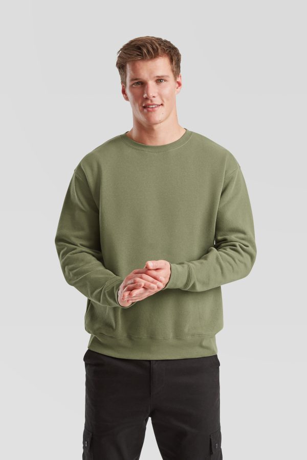 Ανδρικό-Unisex-Premium-Sweat-Fruit-of-the-Loom-62-154-Classic-Olive