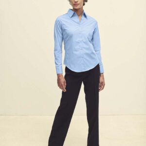 Ladies Long Sleeve POPLIN Shirt