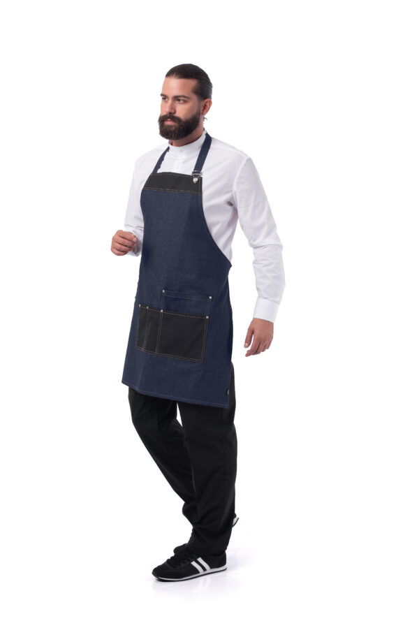 Ποδιά λαιμού τζιν Macchiato