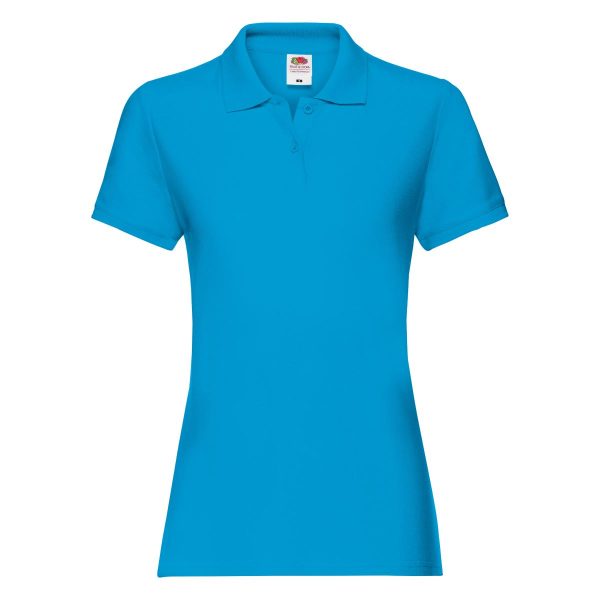 ladies-premium-polo-fruit-of-the-loom-zu-front