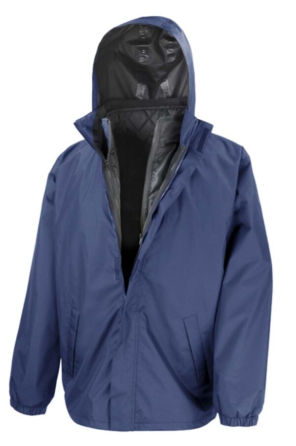 3-IN-1 JACKET WITH QUILTED BODYWARMER