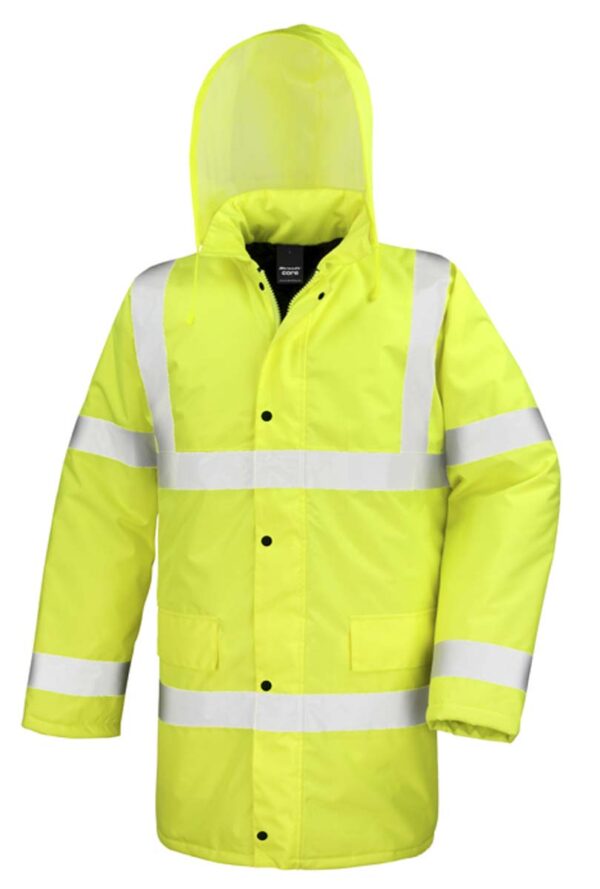 CORE HIGH VIS MOTORWAY COAT