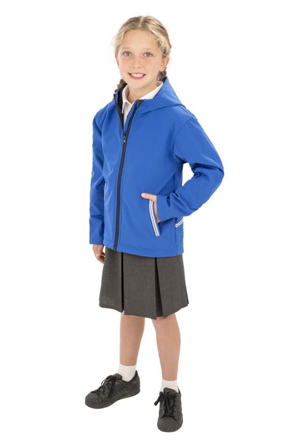 JUNIOR TX PERFORMANCE HOODED SOFT SHELL JACKET