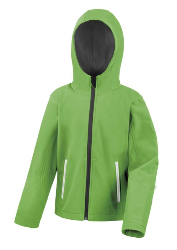 JUNIOR TX PERFORMANCE HOODED SOFT SHELL JACKET