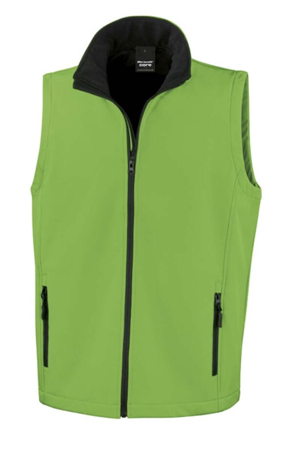 MENS PRINTABLE SOFTSHELL BODYWARMER