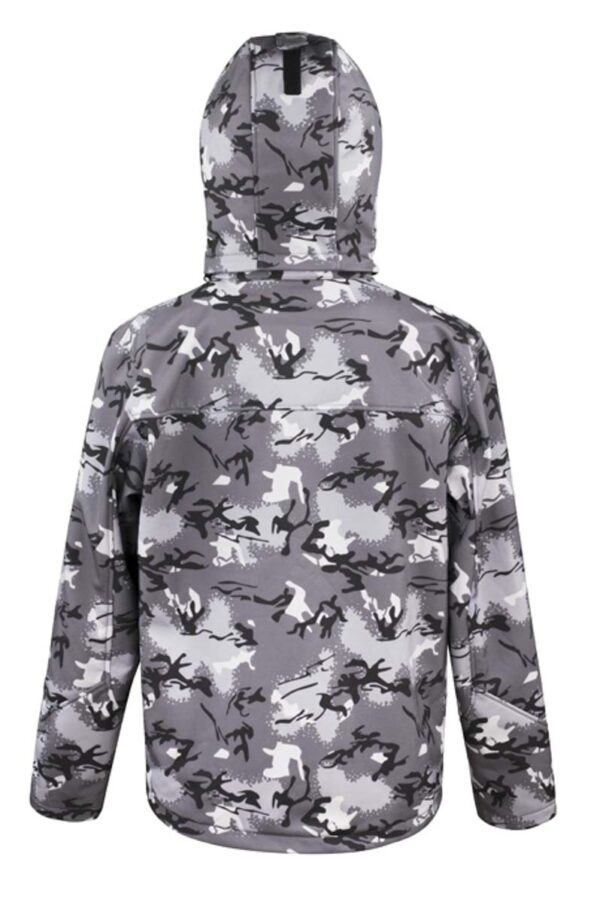 CAMO TX PERFORMANCE HOODED SOFTSHELL JACKET