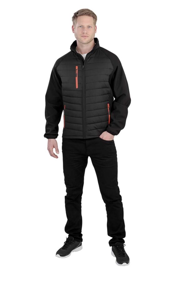 BLACK COMPASS PADDED SOFTSHELL