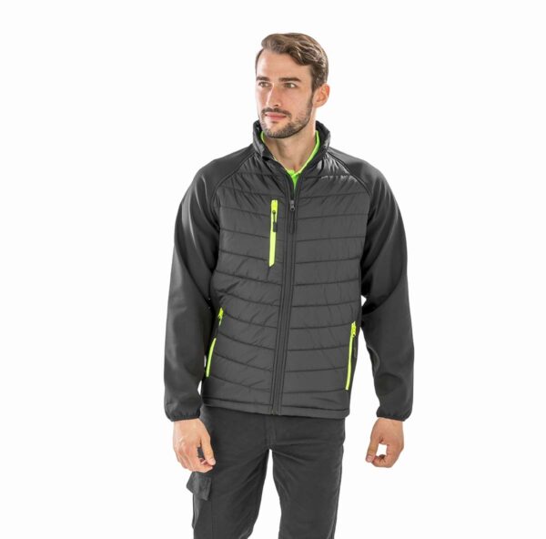 BLACK COMPASS PADDED SOFTSHELL