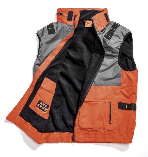 X-OVER MICROFLEECE LINED GILET