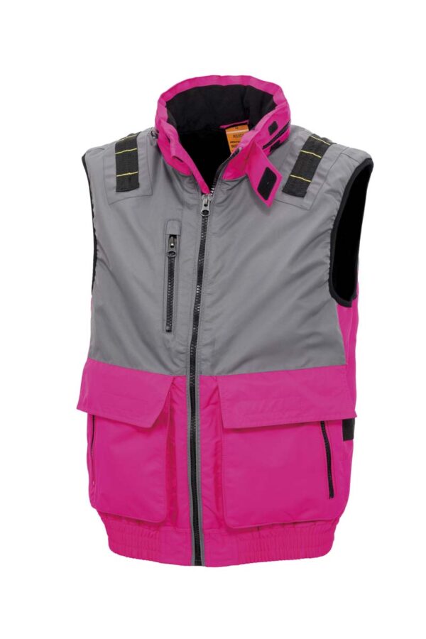 X-OVER MICROFLEECE LINED GILET