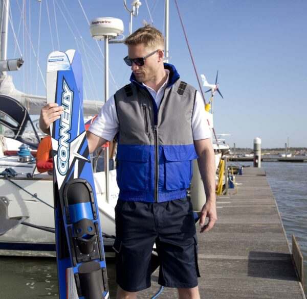 X-OVER MICROFLEECE LINED GILET