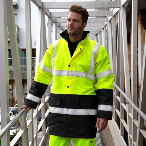 CORE MOTORWAY 2-TONE SAFETY COAT