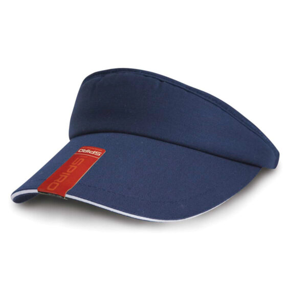 HERRINGBONE SUN VISOR WITH SANDWICH PEAK