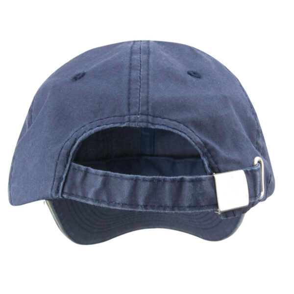 WASHED FINE LINE COTTON CAP WITH SANWICH PEAK