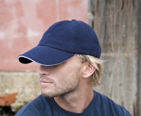 CORE MEMPHIS BRUSHED COTTON LOW PROFILE SANDWICH PEAK CAP