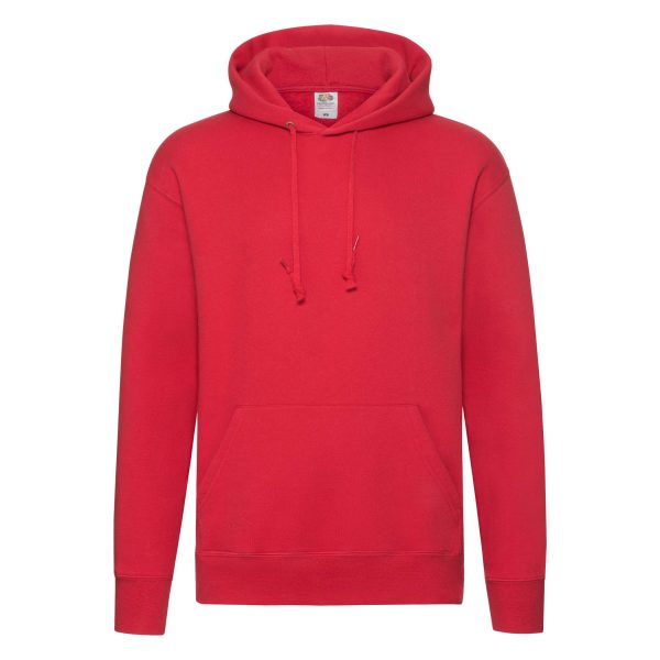 Φούτερ κουκούλα red premium της Fruit of the Loom