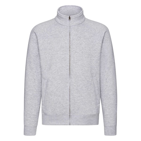 Ανδρικό-Unisex-Premium-Sweat-Jacket-Fruit-of-the-Loom-62-228-Heather-grey-front