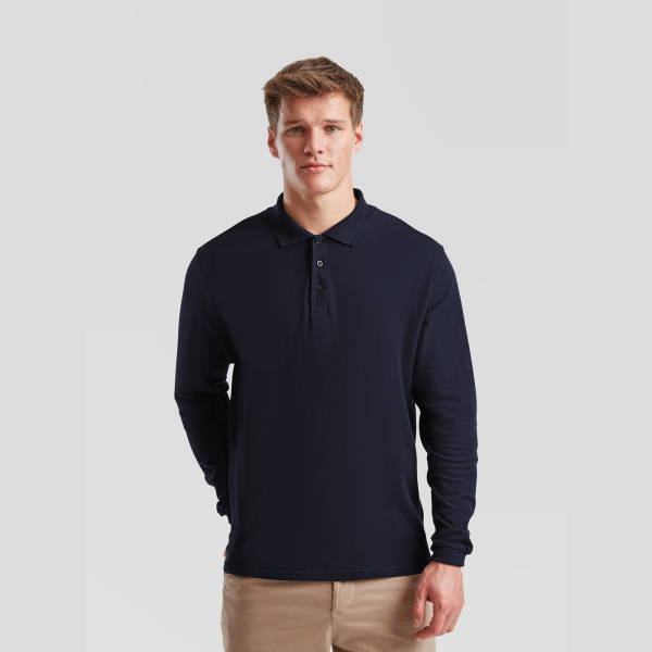 0633100AZ_Premium_Long_Sleeve_Polo_model_front